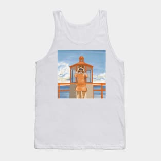 It helps me see things closer. Even if they’re not very far away. I pretend it’s my magic power. Tank Top